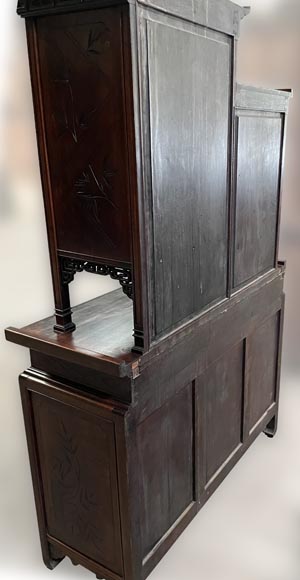 Gabriel VIARDOT, Meuble étagère à décor de dragon et marqueterie de nacre, vers 1880-1890 Gabriel VIARDOT, Meuble étagère à décor de dragon et marqueterie de nacre, vers 1880-1890-22