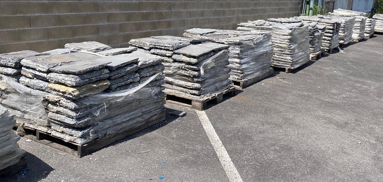 Important ensemble 280m² de dalles en pierre noire de soignies, XIXe siècle Important ensemble 280m² de dalles en pierre noire de soignies, XIXe siècle-14