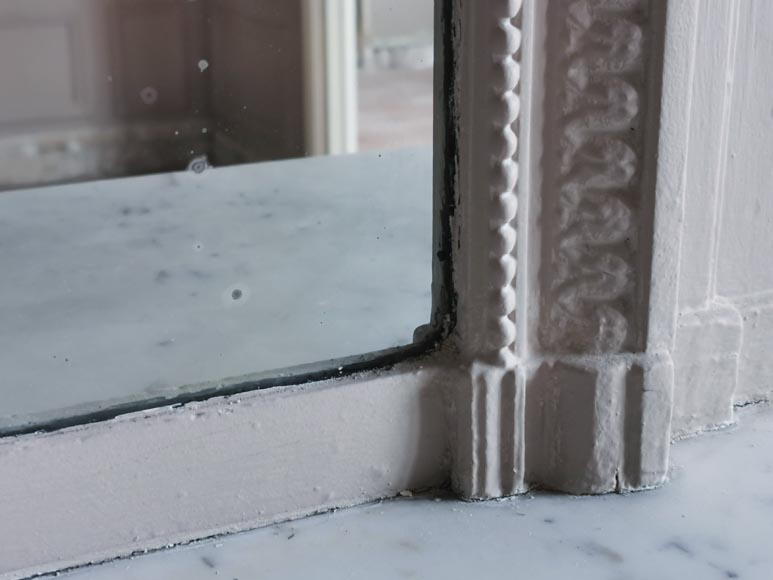 Grand trumeau de style Louis XVI à la guirlande de fleurs Grand trumeau de style Louis XVI à la guirlande de fleurs -4