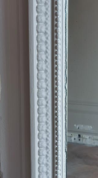 Grand trumeau de style Louis XVI à la guirlande de fleurs Grand trumeau de style Louis XVI à la guirlande de fleurs -5