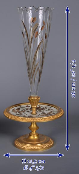 Ferdinand Duvinage – Paire de vases soliflores à décor en marqueterie d'ivoire Ferdinand Duvinage – Paire de vases soliflores à décor en marqueterie d'ivoire-7