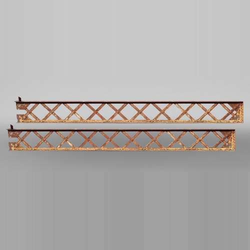 Deux structures métalliques rectangulaires, XIXe siècle