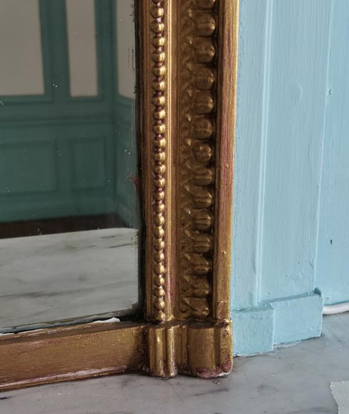 Trumeau de style Louis XVI à la couronne de roses et aux guirlandes de fleurs Trumeau de style Louis XVI à la couronne de roses et aux guirlandes de fleurs-5