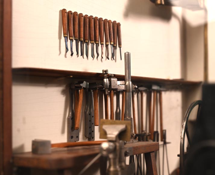 Maquette représentant un atelier de ferronnerie Maquette représentant un atelier de ferronnerie-12