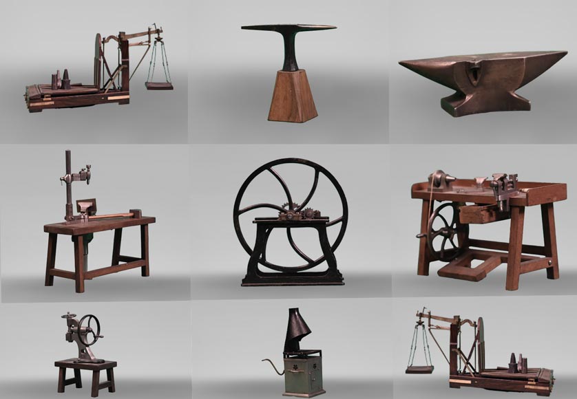 Maquette représentant un atelier de ferronnerie Maquette représentant un atelier de ferronnerie-20