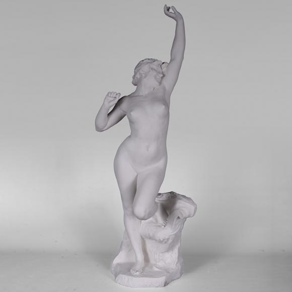 Manufacture de Sèvres, «Matinado » sculpture en biscuit d’après un modèle de Félix CHARPENTIER, 1910 Manufacture de Sèvres, «Matinado » sculpture en biscuit d’après un modèle de Félix CHARPENTIER, 1910-0