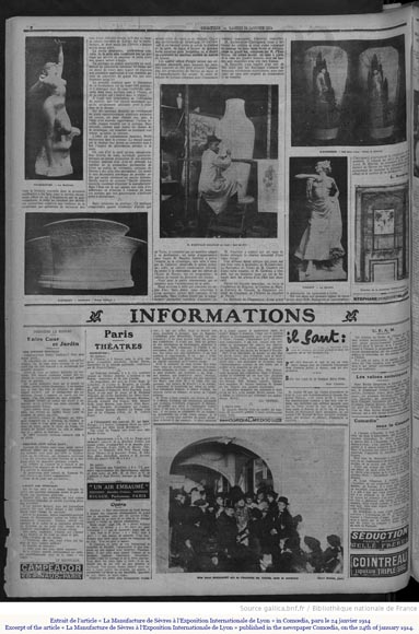 Manufacture de Sèvres, «Matinado » sculpture en biscuit d’après un modèle de Félix CHARPENTIER, 1910 Manufacture de Sèvres, «Matinado » sculpture en biscuit d’après un modèle de Félix CHARPENTIER, 1910-2