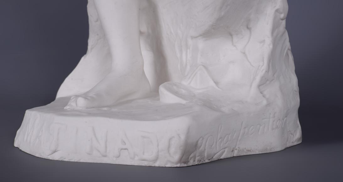 Manufacture de Sèvres, «Matinado » sculpture en biscuit d’après un modèle de Félix CHARPENTIER, 1910 Manufacture de Sèvres, «Matinado » sculpture en biscuit d’après un modèle de Félix CHARPENTIER, 1910-13