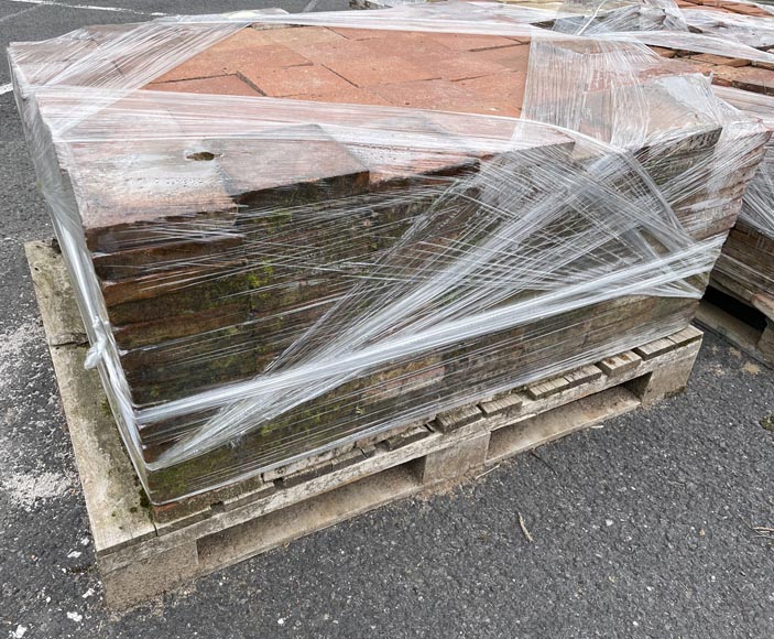 Environ 17 m² de dalles en terre cuite anciennes Environ 17 m² de dalles en terre cuite anciennes-4