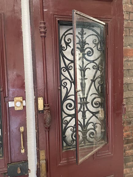 Grande porte d'entrée à double battant, XIXe siècle Grande porte d'entrée à double battant, XIXe siècle-4