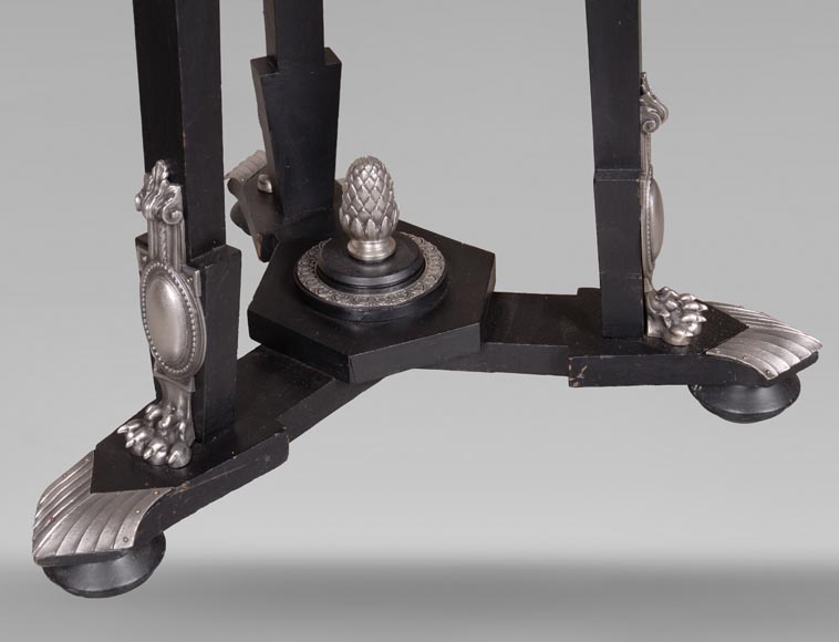 Charles-Guillaume DIEHL, Paire de sellettes en bois et bronze, vers 1870 Charles-Guillaume DIEHL, Paire de sellettes en bois et bronze, vers 1870-10