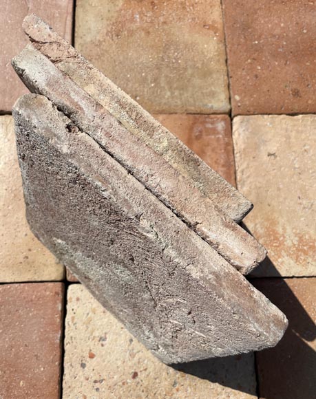 Lot d'environ 13,5 m² de tomettes carrées en terre cuite Lot d'environ 13,5 m² de tomettes carrées en terre cuite-4