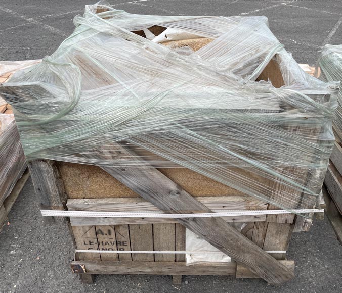 Lot d'environ 17m² de tomettes carrées en terre cuite Lot d'environ 17m² de tomettes carrées en terre cuite-5