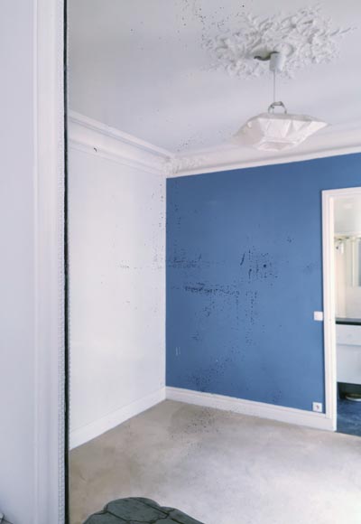 Trumeau simple peint en blanc Trumeau simple peint en blanc-4