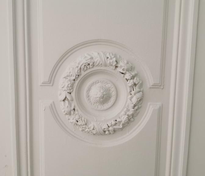 Paire de doubles portes double face de style Régence ornées de rosaces Paire de doubles portes double face de style Régence ornées de rosaces-7