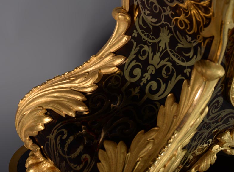 Jacques THURET (1669-1738) - Pendule astronomique montée dans une caisse en marqueterie Boulle attribuée à Alfred-Emmanuel BEURDELEY (1847-1919) - Ancienne collection du duc de Mouchy Jacques THURET (1669-1738) - Pendule astronomique montée dans une caisse en marqueterie Boulle attribuée à Alfred-Emmanuel BEURDELEY (1847-1919) - Ancienne collection du duc de Mouchy-13