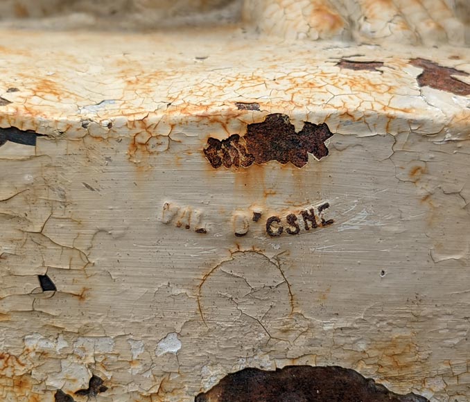 FONDERIE DU VAL D’OSNE,  Statues en fonte de la déesse Cérès  et de la nymphe Pomone d’après Mathurin MOREAU  FONDERIE DU VAL D’OSNE,  Statues en fonte de la déesse Cérès  et de la nymphe Pomone d’après Mathurin MOREAU -16