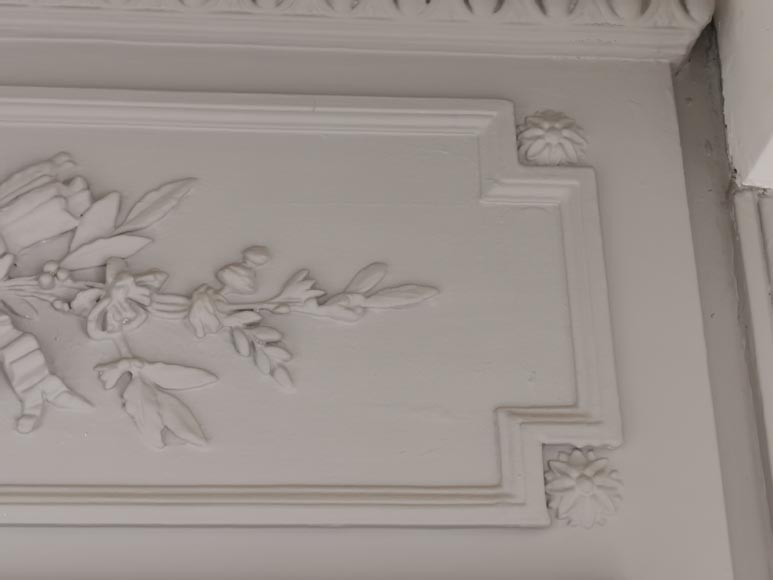 Trumeau en stuc et bois peint Trumeau en stuc et bois peint-2