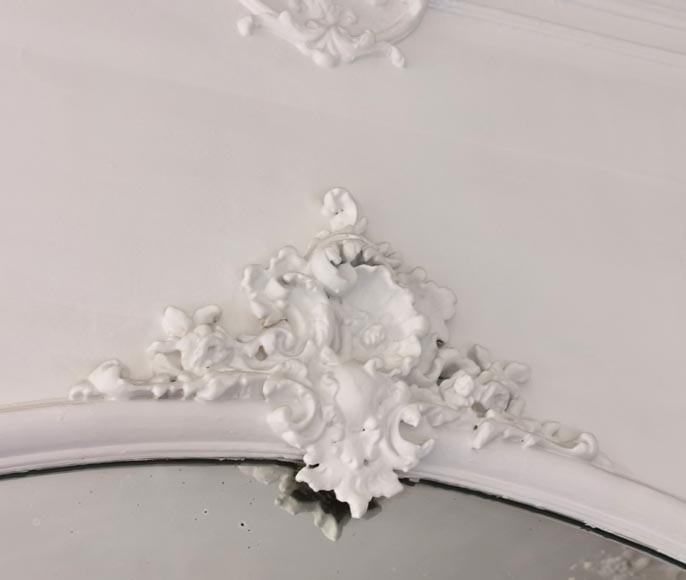 Trumeau de style Louis XV au décor de coquille asymétrique Trumeau de style Louis XV au décor de coquille asymétrique-2