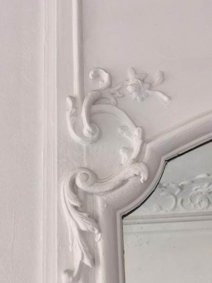 Trumeau de style Louis XV au décor de coquille asymétrique Trumeau de style Louis XV au décor de coquille asymétrique-3