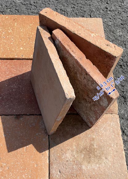 Environ 15 m² de dalles en terre cuite anciennes Environ 15 m² de dalles en terre cuite anciennes-2