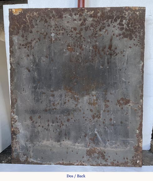 Plaque de cheminée au très riche décor de l'Ancien Testament Plaque de cheminée au très riche décor de l'Ancien Testament-7