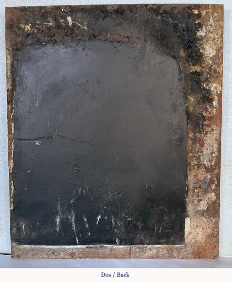 Plaque de cheminée au monogramme de François 1er, XIXe siècle Plaque de cheminée au monogramme de François 1er, XIXe siècle-5