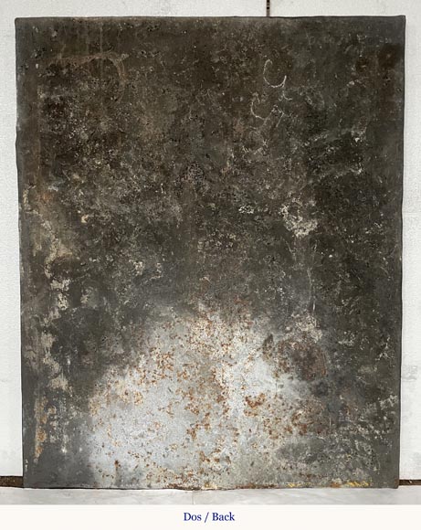 Plaque de cheminée aux Victoires et instruments de musique Plaque de cheminée aux Victoires et instruments de musique-7