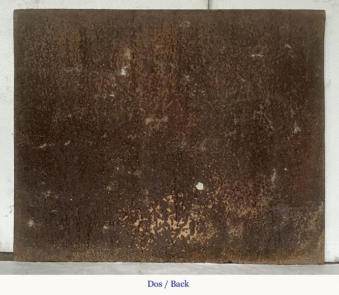 Plaque de cheminée de style louis XV représentant Aphrodite Pandemos Plaque de cheminée de style louis XV représentant Aphrodite Pandemos-5