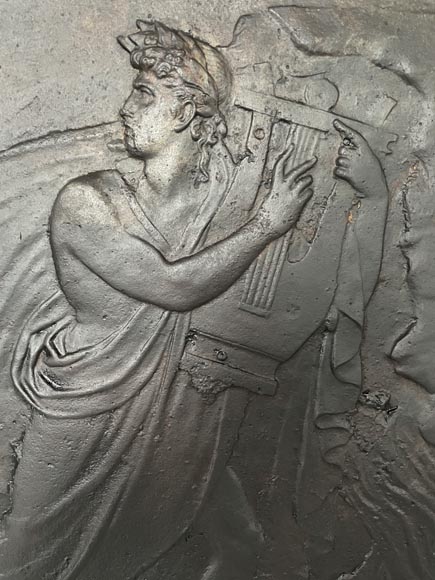 Plaque de cheminée  Plaque de cheminée