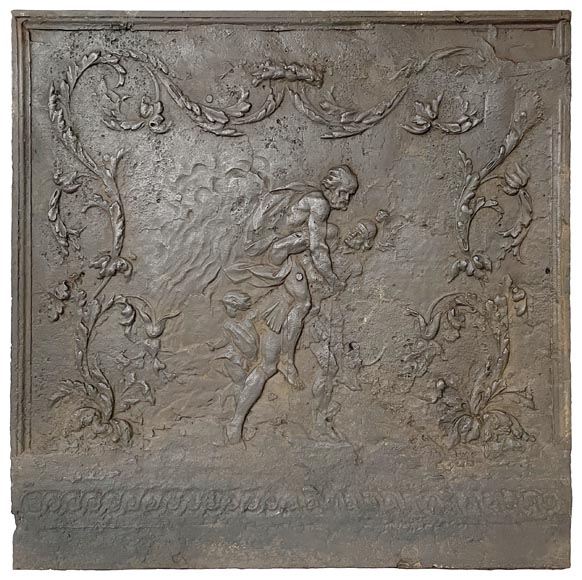 Plaque de cheminée  Plaque de cheminée