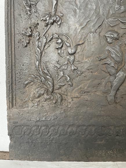 Plaque de cheminée  Plaque de cheminée