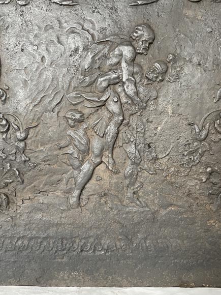 Plaque de cheminée  Plaque de cheminée