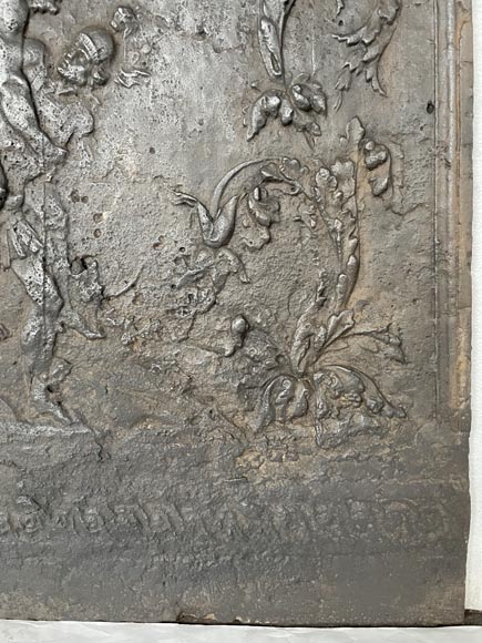 Plaque de cheminée  Plaque de cheminée