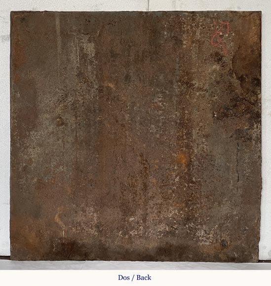 Plaque de cheminée  Plaque de cheminée