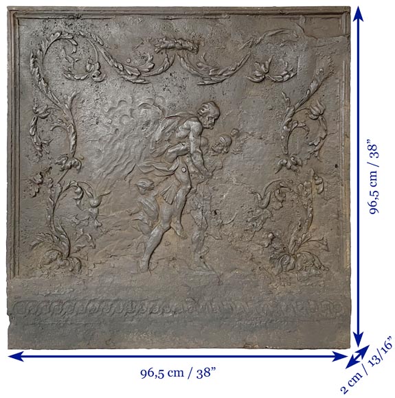 Plaque de cheminée  Plaque de cheminée