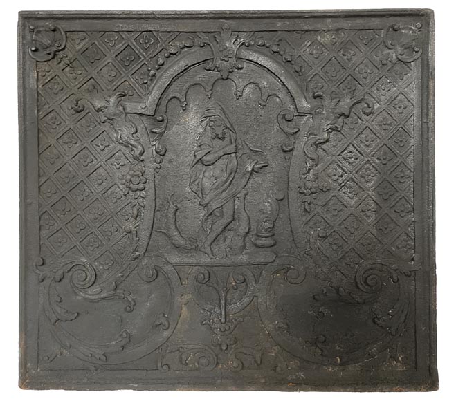 Plaque de cheminée  Plaque de cheminée