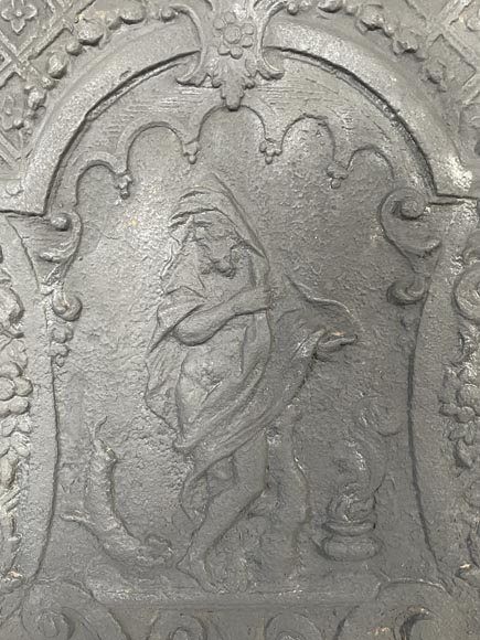 Plaque de cheminée  Plaque de cheminée