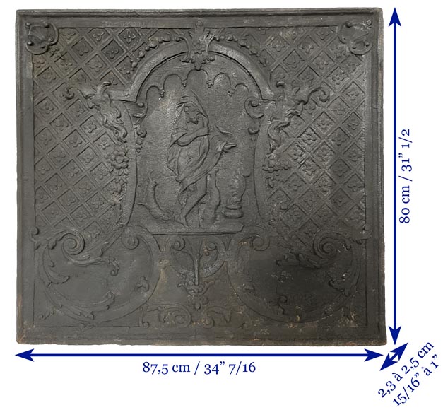 Plaque de cheminée  Plaque de cheminée