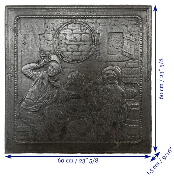 Plaque de cheminée Plaque de cheminée