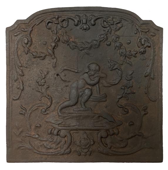 Plaque de cheminée de style Louis XV Plaque de cheminée de style Louis XV