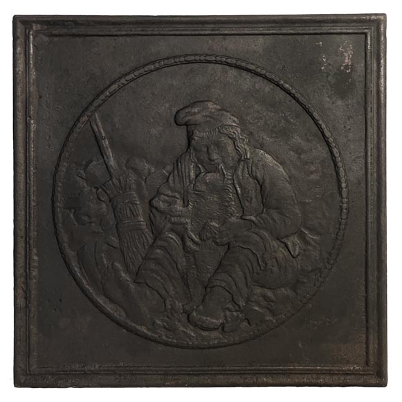 Plaque de cheminée  Plaque de cheminée