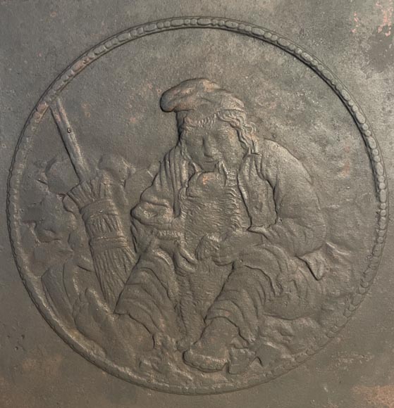 Plaque de cheminée  Plaque de cheminée