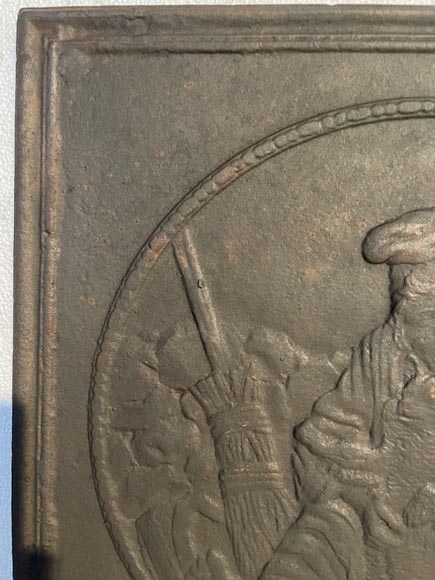 Plaque de cheminée  Plaque de cheminée