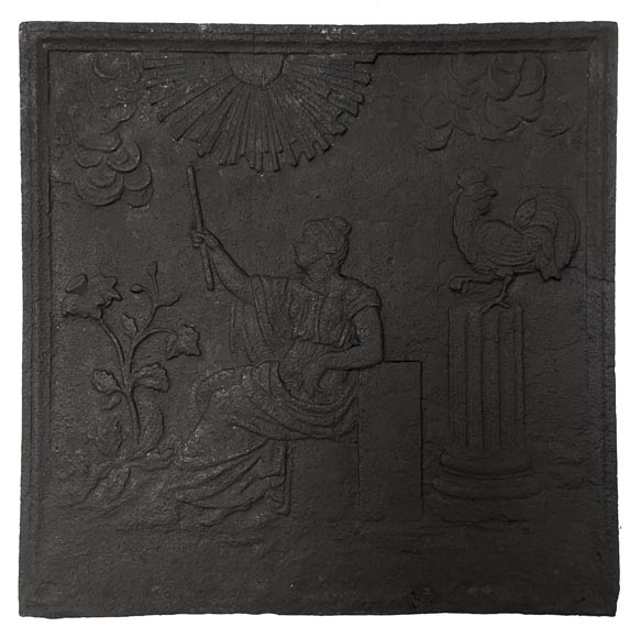 Plaque de cheminée  Plaque de cheminée