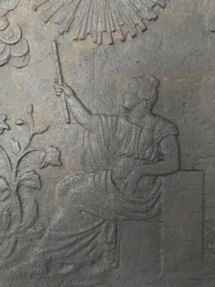 Plaque de cheminée  Plaque de cheminée