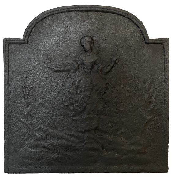 Petite plaque de cheminée Petite plaque de cheminée