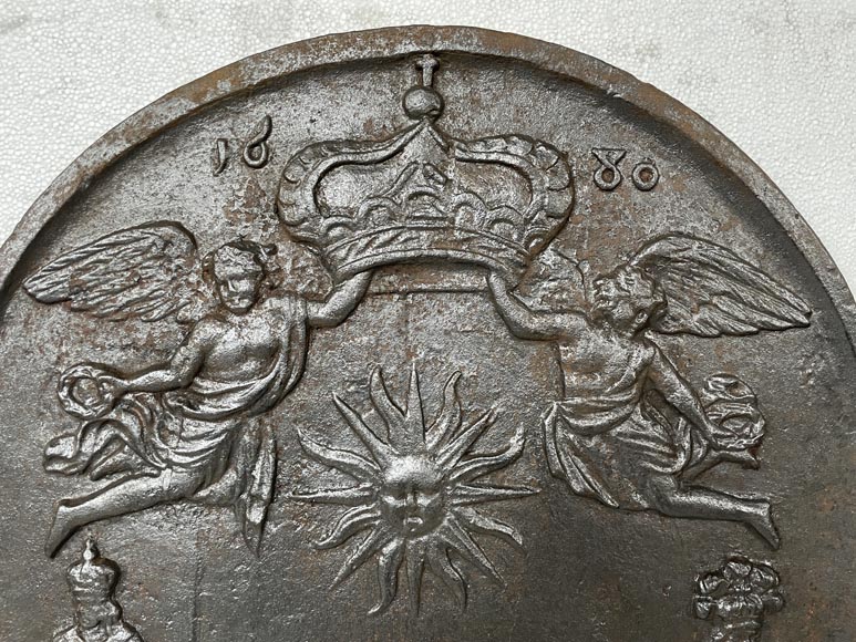 Plaque de cheminée en fonte Plaque de cheminée en fonte-1