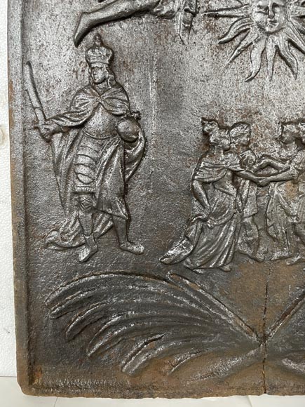 Plaque de cheminée en fonte Plaque de cheminée en fonte-2