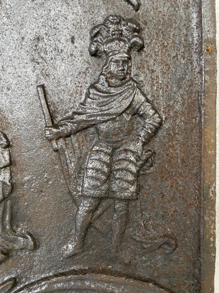 Plaque de cheminée en fonte Plaque de cheminée en fonte-6